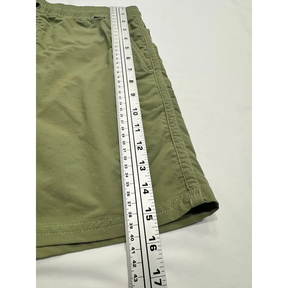 Hurley x Nike Dri-Fit One Only Volley Walkshorts M Khaki Green Drawstring Pocket
